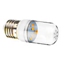 E27/E26 1W 6x5730SMD 70-90LM 2800-3200K chaud Ampoule LED à lumière blanche Spot (220-240V)