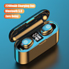 F9 mini écouteurs sans fil tws casque bluetooth5.0 stéréo avec contrôle du volume avec boîtier de charge alimentation mobile pour smartphones contrôle tactile intelligent pour téléphone mobile