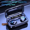 F9 tws bluetooth 5.0 écouteurs 2200 mah boîte de charge casque sans fil 9d stéréo sport écouteurs étanches écouteurs avec microphone