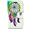 Feather Of Large Bells Pattern PU Leather with Case and Card Slot for Galaxy Trend Lite S7390/S7392