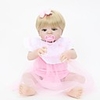 FeelWind 22 pouce Poupées Reborn Fille Poupée Bébés Fille Baby Doll Reborn réaliste Fait à la Main Mignon Sécurité Enfant Enfant / Adolescent Silicone complet avec vêtements et accessoires pour les