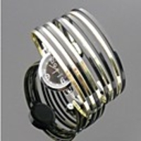 Femme Montre Simple Bracelet de Montre Quartz Doré Grosses soldes Analogique Rétro Vintage