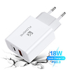 FLOVEME 18 W Puissance de sortie USB USB C Chargeur PD Chargeur rapide Chargeur de téléphone Station d