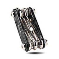GIYO Outil Multifonction pour Vélo Portable Kit de réparation Multifonctionnel Durable Pour Vélo de Route Vélo tout terrain / VTT Cyclisme Acier Argent