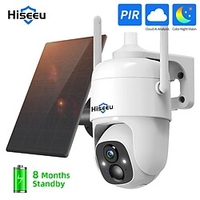 Hiseeu CQ1 Caméra IP 1080P (1920×1080) PTZ Wi-Fi Imperméable Détection de présence Accès à Distance Intérieur Extérieur Appartement Soutien 128 GB miniinthebox