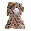 hiver animal de compagnie chien chiot chaud dot star impression costume manteau doux à capuche veste vêtements pour chiens chiots faciles à porter 1 xs miniinthebox