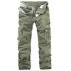 Homme Militaire"idien Décontracté Sortie Ample Mince Chino Pantalon Couleur Pleine Toute la longueur Noir gris foncé Kaki / Fin de semaine miniinthebox