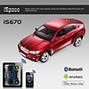 i-contrôle bluetooth licence bmw voiture x6 pour iPhone,  iPad et Android is670