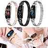 Indear AK16 Femme Bracelet à puce Android iOS Bluetooth Elégant Sportif Imperméable Moniteur de Fréquence Cardiaque Mesure de la pression sanguine Podomètre Rappel d