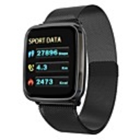 Indear K02 Montre Connectée Android iOS Bluetooth Elégant Sportif Imperméable Moniteur de Fréquence Cardiaque Mesure de la pression sanguine ECG PPG Podomètre Rappel d