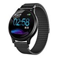 Indear MK08 Femme Montre Connectée Android iOS Bluetooth Elégant Sportif Imperméable Moniteur de Fréquence Cardiaque Mesure de la pression sanguine Podomètre Rappel d