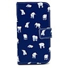 Indian Elephant Pattern PU Leather Case Cover with Stand and Card Slot for Motorola MOTO X1 XT1097