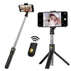 K07 téléphone portable bluetooth selfie bâton avec trépied intégré mini-photo multifonction en direct artefact universel miniinthebox
