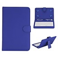 Keyboard Magnetic Flip with Holder Lichee Texture Leather Case for 7 inch Universal Tablet PC(Assorted Colors)