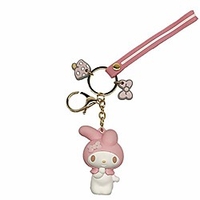 keychians mignon et mode,  porte-clés de dessin animé pour sac à main ＆ pendentif petit lapin rose