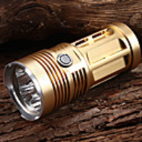 king6 rechargeables 3-Mode 6xCree XM-L T6 étanches Lumières vélo (4x18650,  6000LM,  noir)