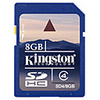 Kingston 8gb carte mémoire SDHC