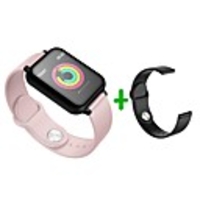 KUPENG B57S Unisexe Bracelet à puce Android iOS Bluetooth Sportif Imperméable Moniteur de Fréquence Cardiaque Mesure de la pression sanguine Ecran Tactile Podomètre Rappel d