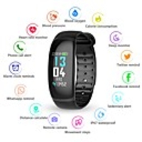 KUPENG B70 Bracelet à puce Android iOS Bluetooth Elégant Sportif Imperméable Moniteur de Fréquence Cardiaque Mesure de la pression sanguine Podomètre Rappel d