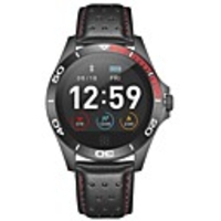 KUPENG CK21 Hommes Montre Connectée Android iOS Bluetooth Imperméable Ecran Tactile Moniteur de Fréquence Cardiaque Mesure de la pression sanguine Sportif Podomètre Rappel d