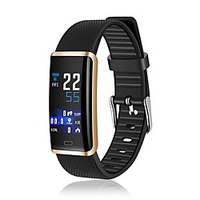 KUPENG R9 Unisexe Bracelet à puce Android iOS Bluetooth Sportif Imperméable Moniteur de Fréquence Cardiaque Mesure de la pression sanguine Ecran Tactile Podomètre Rappel d