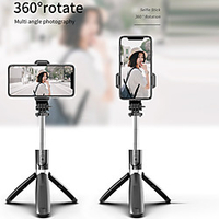 l02 bluetooth selfie bâton extensible tiktok youtube bâton selfie longueur maximale à 100 cm contrôle sans fil bâton selfie pour samsung iphone xiaomi huawei appareils intelligents miniinthebox