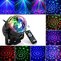 lampe de projection veilleuse led disco lumière musique son activé lumières de scène mini projecteur laser rotatif fête de noël spectacle effet lampe avec contrôle