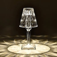 lampe de table diamant broyé style nordique veilleuse piles aaa alimenté par usb alimenté par usb luxueux postmoderne pour salon chambre d