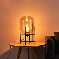 lampe de table lampe de table décorative nordique hiver melon lampe en verre décoration simple et personnalisée chambre lampe de chevet modèle lampe de chambre miniinthebox