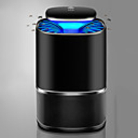 Lampes anti-moustiques Sens de la lumière intelligent Vortex Airflow LED Émetteurs avec Câble USB Portable Sens de la lumière intelligent Vortex Airflow Piège à moustiques à 360 ° Sûr et sans