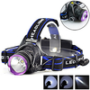 Lampes Frontales Imperméable Rechargeable 1800 lm LED LED 1 Émetteurs 3 Mode d