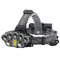 Lampes Frontales LED 8 Émetteurs Portable Ajustable Etanche Durable Camping / Randonnée / Spéléologie Usage"idien Cyclisme Noir