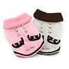 Élégant coton matelassé double rangée de perles boutons manteaux chauds pour Animaux Chiens (couleurs assorties,  tailles)