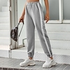Litb Basic Pantalon de pied pour femmes avec cordon de serrage Pantalon pleine longueur Poche Bas élastique Vêtements de sport de couleur unie miniinthebox