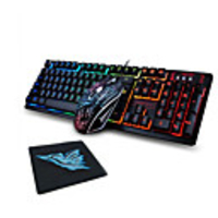 LITBest 31K USB filaire Souris clavier combo Dégradé de Couleur / Rétro-éclairé / Résistant aux déversements clavier ergonomique Lumineux Gaming Mouse / souris ergonomique 1600 dpi
