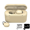 LITBest 4 Casque TWS True Wireless Bluetooth5.0 Stereo Avec Microphone Avec contrôle du volume Avec boîte de recharge Couplage automatique Sport Fitness