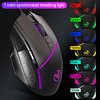 LITBest A876 USB filaire Souris de jeu / souris ergonomique Conduit la lumière de respiration 6400 dpi 7 pcs Clés 7 touches programmables miniinthebox