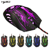 LITBest A885 USB filaire Souris de jeu / souris ergonomique Multi-couleurs rétro-éclairé 5500 dpi 5 niveaux de DPI réglables 6 pcs Clés miniinthebox