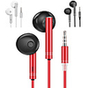 Litbest écouteur universel 3, 5 mm basse intra-auriculaire écouteurs stéréo casque filaire pour téléphone portable écouteurs stéréo bluetooth écouteurs de musique