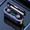 LITBest F9 Casque TWS True Wireless Sans Fil Suppression du Bruit Stereo Dual Drivers Avec boîte de recharge IPX7 étanche EARBUD