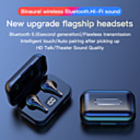 Litbest h2 tws écouteurs bluetooth écouteurs sans fil bluetooth 5.0 écouteurs de sport casque microphone affichage LED 9d stéréo
