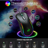 LITBest J300 USB filaire Souris de jeu / souris ergonomique Lumière RVB 6400 dpi 6 niveaux de DPI réglables 7 pcs Clés 7 touches programmables miniinthebox