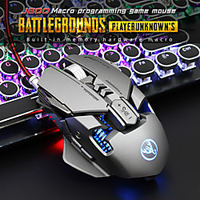 LITBest J800 USB filaire Souris de jeu / souris ergonomique Lumière RVB 6400 dpi 6 niveaux de DPI réglables 7 pcs Clés 7 touches programmables miniinthebox