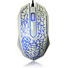 LITBest Light USB filaire Gaming Mouse Eclairage LED 2 niveaux de DPI réglables Clés 3 touches programmables