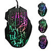 LITBest LOL USB filaire Gaming Mouse Eclairage LED 4 niveaux de DPI réglables Clés 6 touches programmables