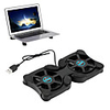 LITBest Octopus Pad de refroidissement pour ordinateur portable Plastique ABS Portable Pliable avec des ports USB Ventilateur