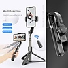 litbest selfie stick bluetooth extensible longueur maximale 86 cm pour universel android / ios universel