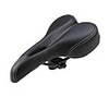LITBest Selle de Vélo Extra large Respirable Confort Elégant Acier inoxydable PU Cyclisme Vélo tout terrain / VTT Cyclotourisme Noir / Epais / Ergonomique / Ergonomique / Epais