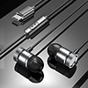 LITBest T010 Eeadphone filaire intra-auriculaire USB type C Avec Microphone Avec contrôle du volume Résistant à la sueur Contrôle en ligne Jeux
