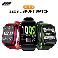 LOKMAT ZEUS 2 Montre intelligente 1.69 pouce Smartwatch Montre Connectée Bluetooth Podomètre Rappel d